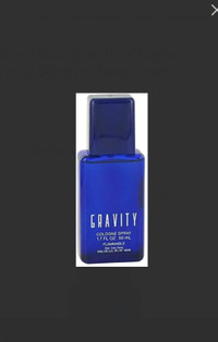 New, not use, "gravity cologne" spray 50ml for men , fragrance