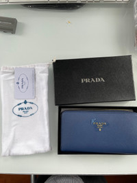 New!! - Prada wallet blue 