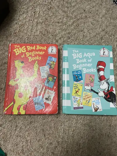 Two Big beginner Dr. Seuss Books, View more