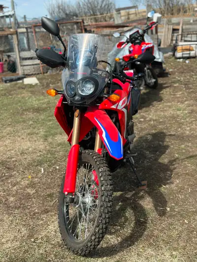 2024 Honda CRF300 RALLY edition with ABS . ONLY 139KM!! Wanted to learn off-road riding, but it isn'...