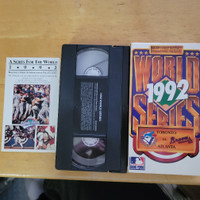 1992 WORLD SERIES TORONTO BLUE JAYS WORLD SERIES VHS TAPE