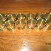10 Vintage Brass Napkin Rings