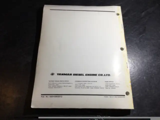 Yanmar 4JH2-E 4JH2-TE 4JH2-HTE 4JH2-DTE 4JH2-UTE B Parts Catalog in Non-fiction in Parksville / Qualicum Beach - Image 8