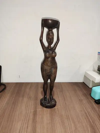 Description: Key Features: Hand-Carved from Wood: Expertly crafted from high-quality wood, with intr...