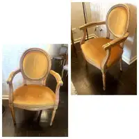 Wooden Armchairs / 2 Chairs Total