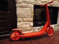 Radio Flyer Vintage  All Metal Scooter -repainted But Great Shap
