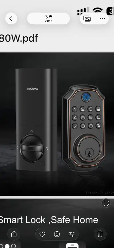 Brand New WiFi Smart Lock – Never Installed, View more