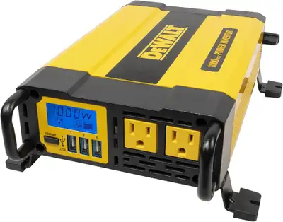 DEWALT DXAEPI1000 Power Inverter 1000W Car Converter LCD Display, View more
