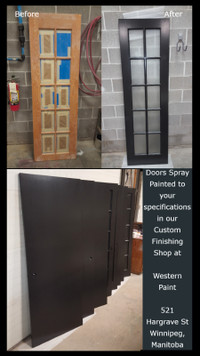 Custom Finishing - Kitchens, Doors, Millwork, Furniture Refinish