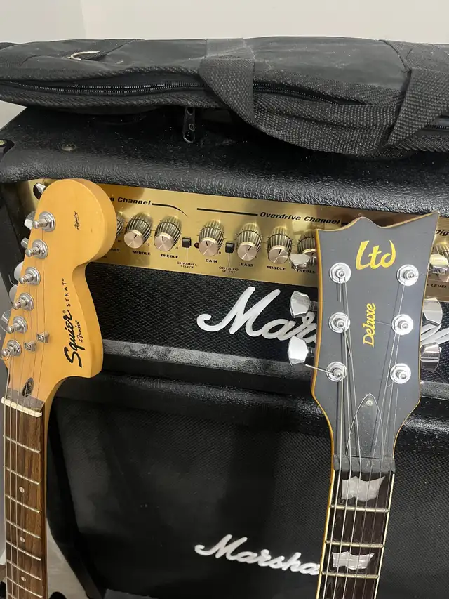 2 Guitars + Amp + Foot Petal + Patch cables in Amps & Pedals in City of Halifax - Image 4