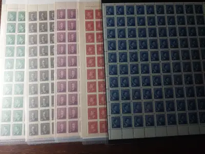 Canada #289-293 MNH 1950 Sheets, View more