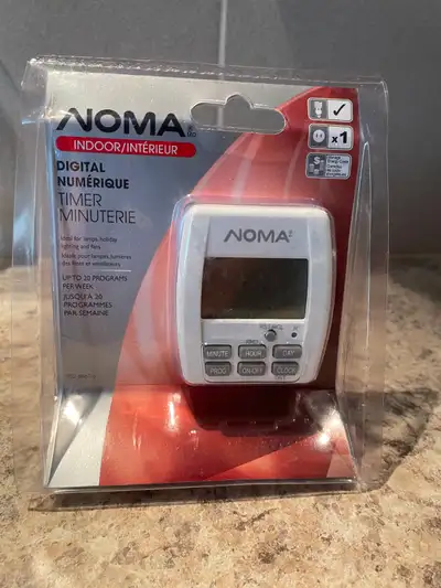 NEW NOMA Indoor Timer with Digital Display, View more