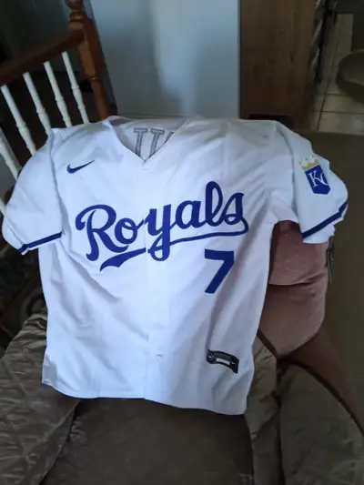 NEW NIKE KANSAS CIT ROYALS #7 BOBBY WITT JR BASEBALL JERSEY!!, View more