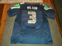 Russell Wilson #3 Jersey Signed Seattle Seahawks autograph NFL
