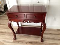 Antique style accent table.
