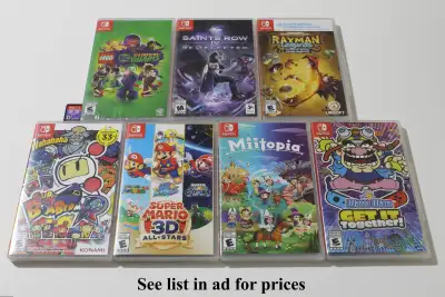 Nintendo Switch Games, View more