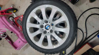 BMW oem wheels with bridgestone  blizzaks