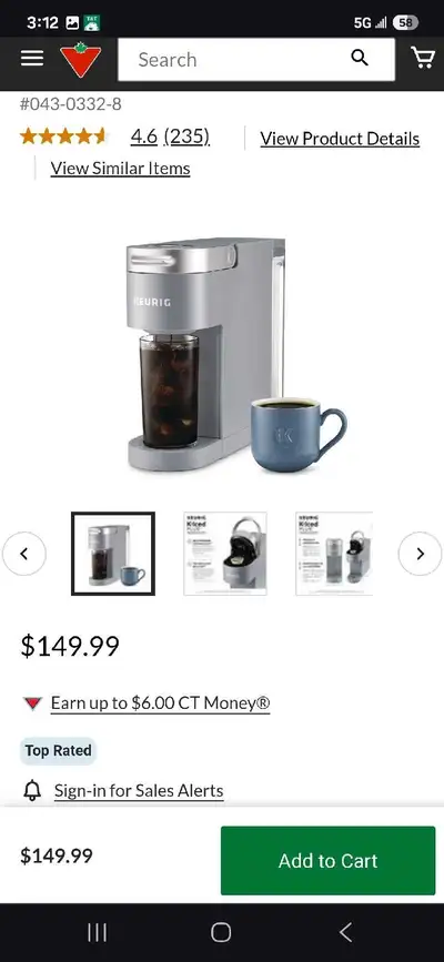 HOT & COLD Keurig® K-Iced Plus™ K-Cup® Pod Coffee Maker, View more