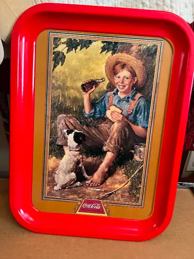 New Norman Rockwell cola tray “Barefoot Boy” Pick up north side