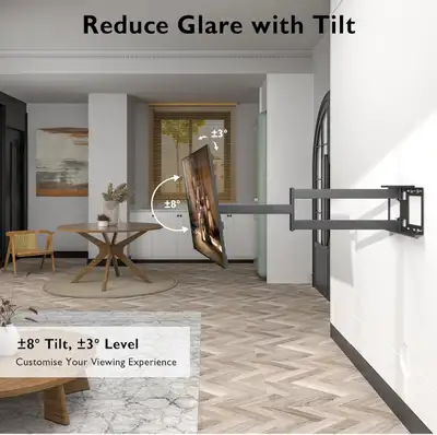 BONTEC TV Wall Mount with Extra Long Articulated Arm for 32-75”, View more