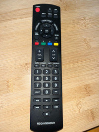 Télécommande remote control for tv Panasonic télé 