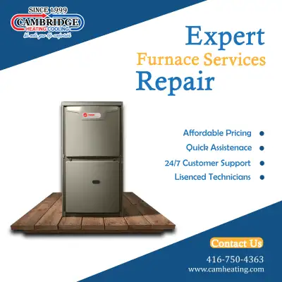 Stay cozy this winter with Cambridge Heating & Cooling! We’re offering a limited-time furnace repair...