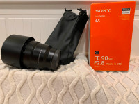 Sony FE 90mm f2.8 Macro Lens