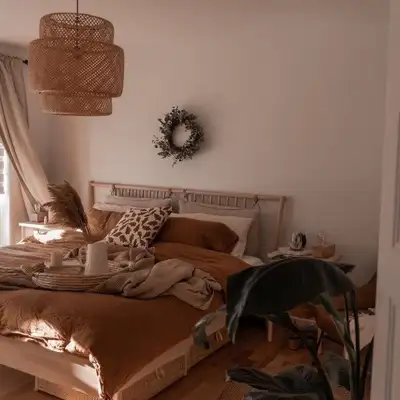 bed frame + mattress -IKEA BJÖRKSNÄS, View more