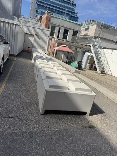 Concrete Jersey Barriers, Blocks, Sign Bases + Bollards delivery, View more