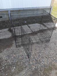XL dog cage 42 inch x 28 inch no bottom tray $80 o.b.o