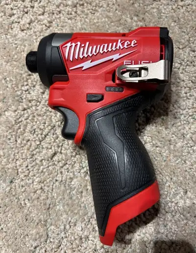 brand new Milwaukee M12 FUEL brushless 1/4 impact driver, View more