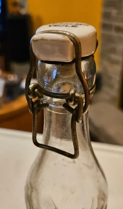 Vintage Flip Top Swing Cap Glass bottle ~ P.C.NIELSEN VEJLE in Arts & Collectibles in City of Toronto - Image 3