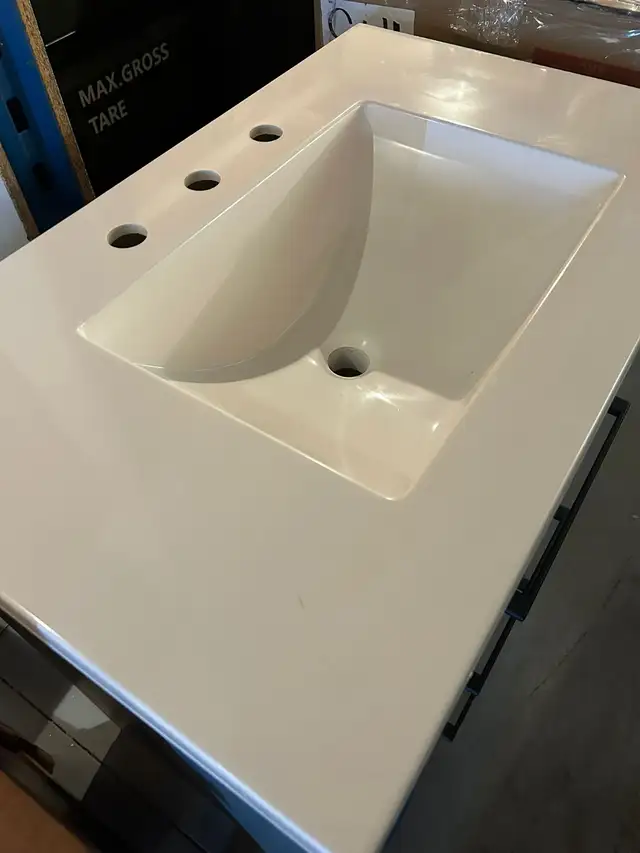 30” Bathroom Vanity with Cultured Marble Top – BRAND NEW in Cabinets & Countertops in Oakville / Halton Region - Image 8