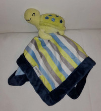 Carter's TURTLE Security Blanket Ocean Sea Lovey Toy