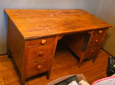 Super solid antique wood desk, View more