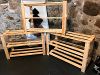 Wooden Shelf Shoe Rack (1 Left)