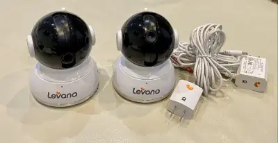 Levana Pan-Tilt-Zoom Intercom Baby Cameras. Extra monitors are great to keep an eye on more than one...