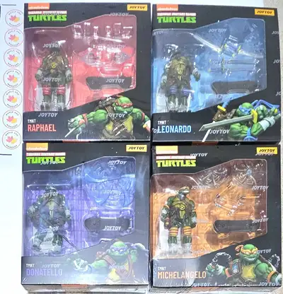 BNIB Joytoy Ninja Turtles Set of 4, View more