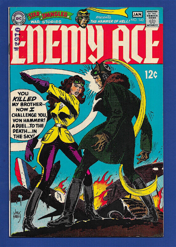 ENEMY ACE, Star Spangled War Stories #142 (1969) HIGH GRADE in Comics & Graphic Novels in Stratford