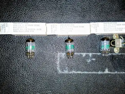 EVH Tone-Three Rare Vintage 1978Jan-12AX7WA-Sylvania Preamp Tube, View more