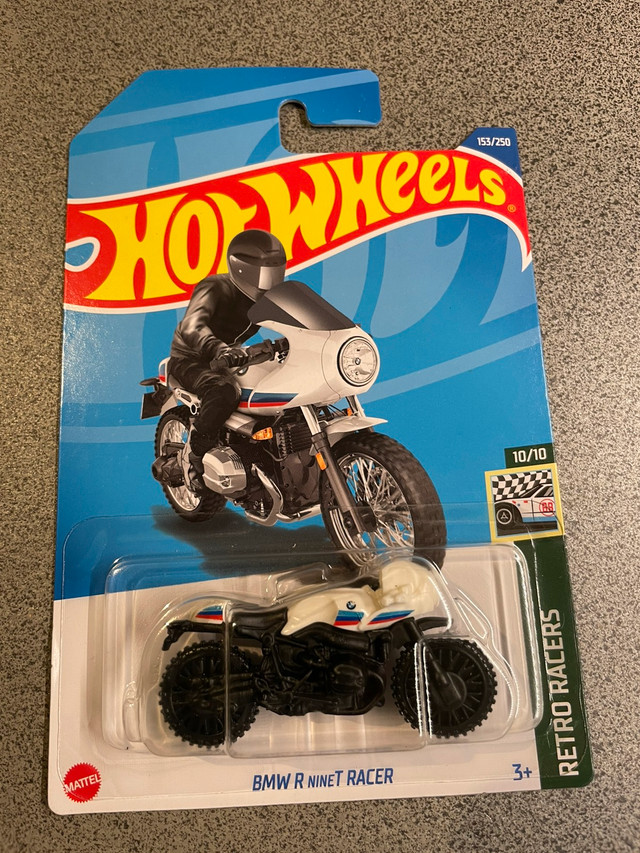Hot wheels bmw R nineT motorcycle race bike black or white in Toys & Games in Markham / York Region
