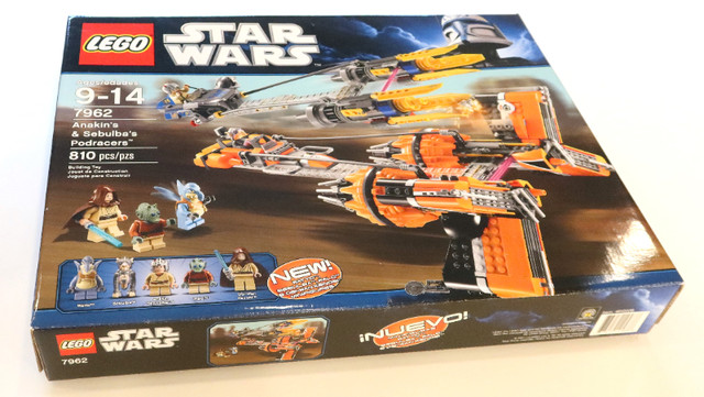 Lego 7962 - Anakin Skywalker and Sebulba's Podracers – new/neuf dans Jouets et jeux  à Gatineau - Image 2