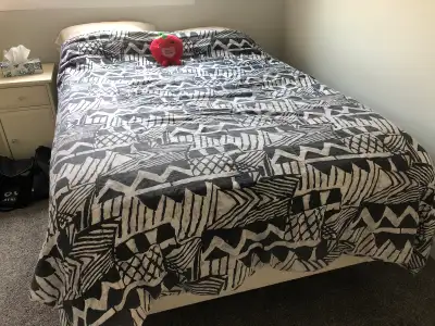 Double bed with rails for sale , View more