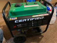 Certified 4450/3550 Gas Generator with accessories