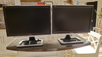 Two ViewSonic VX2025wm Monitors