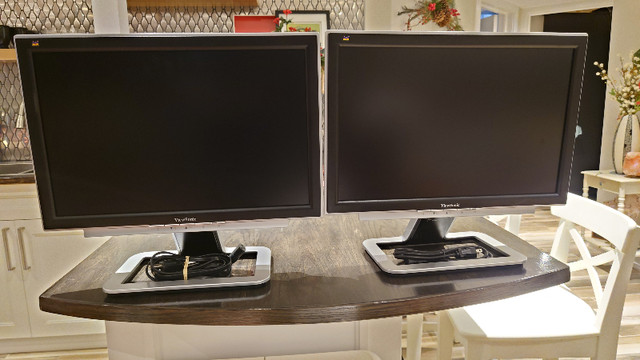 Two ViewSonic VX2025wm Monitors in Monitors in St. Catharines