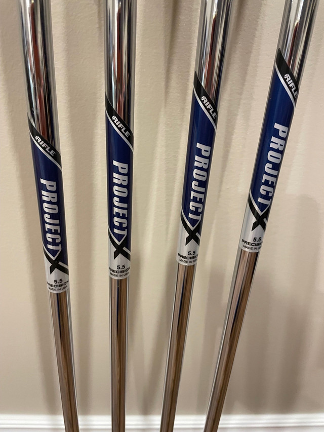 Rifle Project X iron shafts 5.5 flex in Golf in Guelph - Image 2