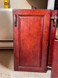 Porte armoire de cuisine bois