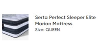 Queen sized Serta mattress
