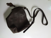 Womens Roots Leather Pouch/Bag $60